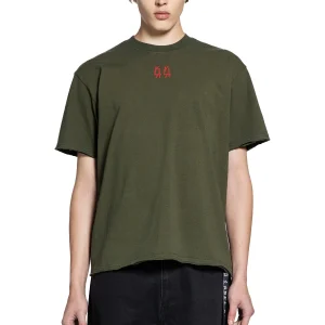 Cotton T-Shirt Embroidered Logo