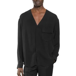 V-Neck Shirt in Viscose